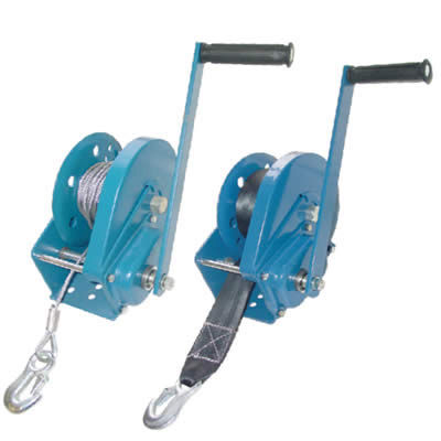 Verricelli manuali a cavo e a nastro